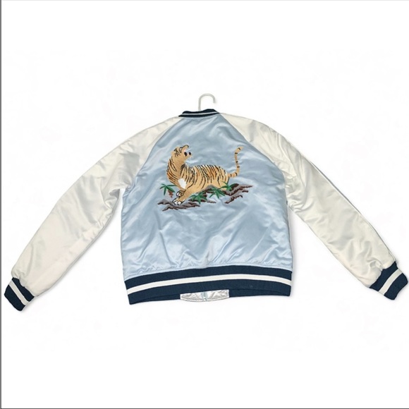 Embroidered Bomber Jacket - Picture 2 of 3